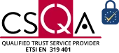 Logo eIDAS Qualified Trust Service Provider ETSI EN 319 401