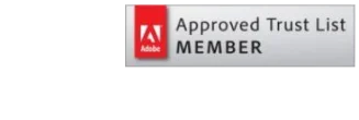 Logo Membro della Adobe Approved Trust List